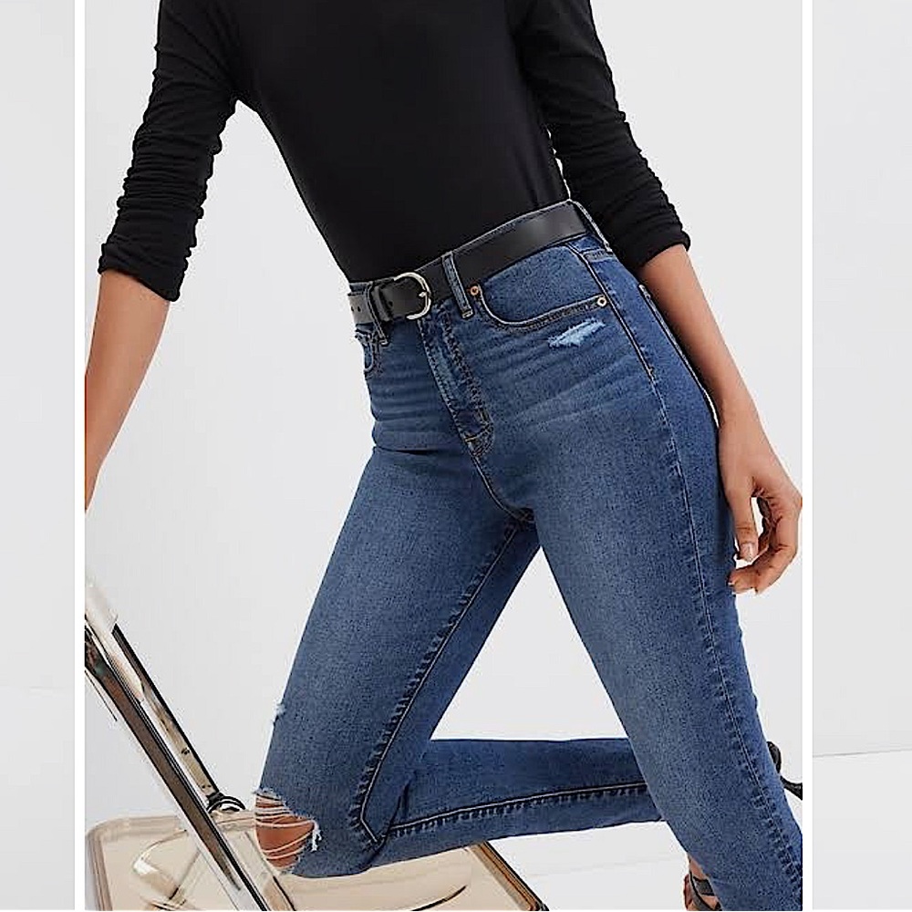 GAP DENIM - True Skinny Jeans - Medium/Dark wash